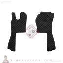 2 tapis en Skeentex - Noir - compatible pour Scania G Serie 5 (03/04>08/09) automatic - Scania G Serie 6 (09/09>08/13) automatic - Scania G Serie 6 - Streamline (09/13>12/17) automatic - LAMPA