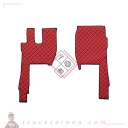 2 tapis en Skeentex - Rouge - compatible pour Ford F-Max (10/18>) - LAMPA