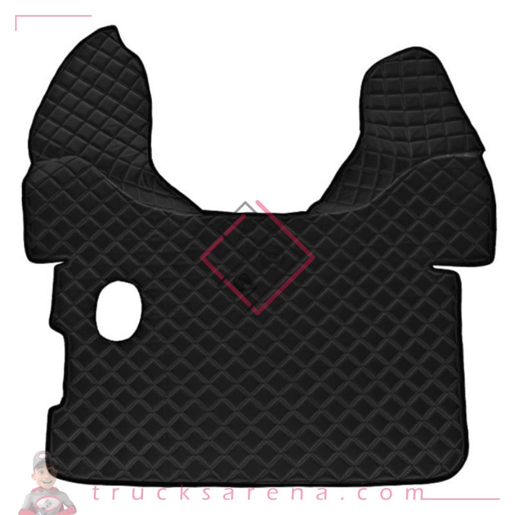 Tapis central en Skeentex - Noir - compatible pour Daf XF 105 (02/04>12/14) manual, without Webasto - Daf XF 106 (10/12>05/21) manual, without Webasto - LAMPA