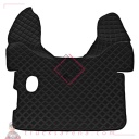 Tapis central en Skeentex - Noir - compatible pour Daf XF 105 (02/04>12/14) manual, without Webasto - Daf XF 106 (10/12>05/21) manual, without Webasto - LAMPA