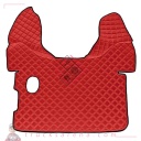 Tapis central en Skeentex - Rouge - compatible pour Daf XF 105 (02/04>12/14) manual, without Webasto - Daf XF 106 (10/12>05/21) manual, without Webasto - LAMPA