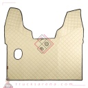 Tapis central en Skeentex - Crème - compatible pour Daf XF 105 (02/04>12/14) manual, without Webasto - Daf XF 106 (10/12>05/21) manual, without Webasto - LAMPA