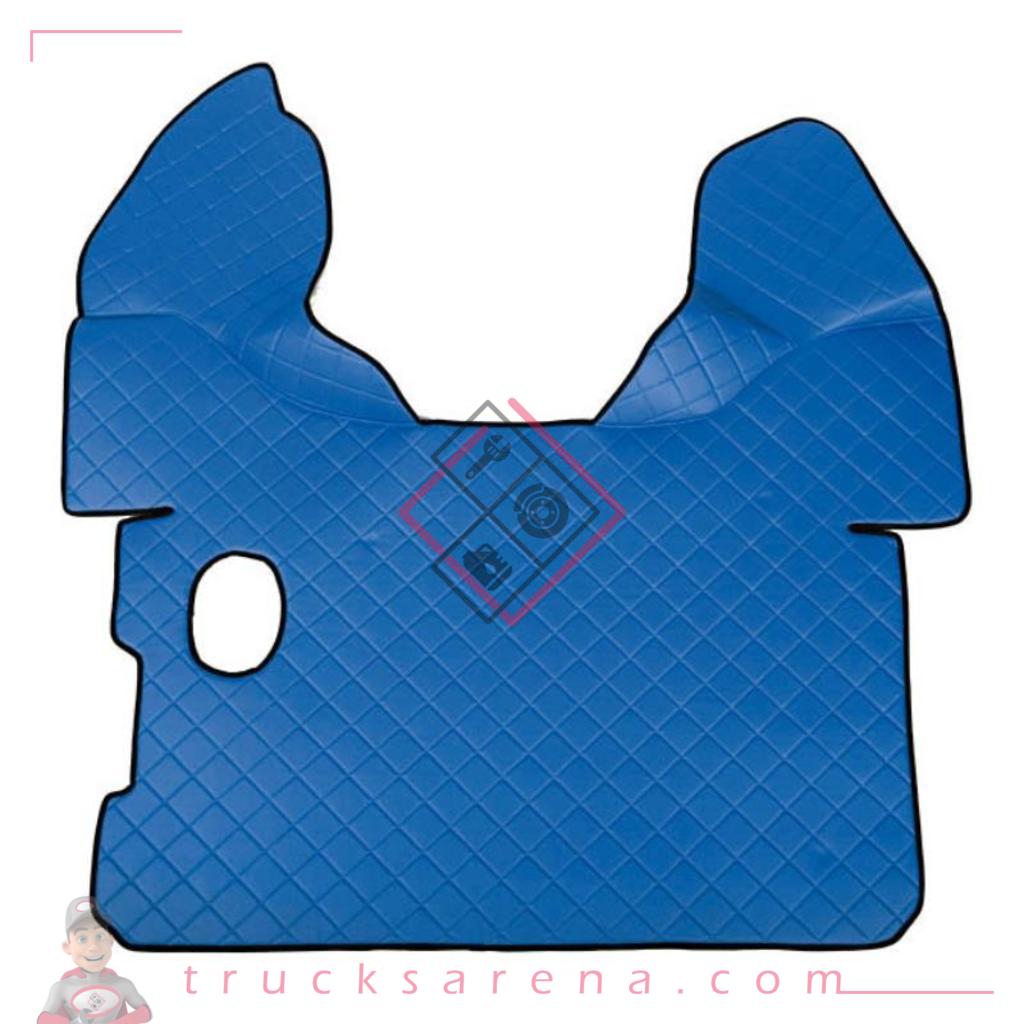 Tapis central en Skeentex - Bleu - compatible pour Daf XF 105 (02/04>12/14) manual, with Webasto - Daf XF 106 (10/12>05/21) manual, with Webasto - LAMPA