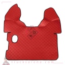 Tapis central en Skeentex - Rouge - compatible pour Daf XF 105 (02/04>12/14) manual, with Webasto - Daf XF 106 (10/12>05/21) manual, with Webasto - LAMPA