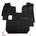 Tapis central en Skeentex - Noir - compatible pour Scania R Serie 5 (03/04>08/09) manual - LAMPA