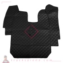 Tapis central en Skeentex - Noir - compatible pour Scania R Serie 5 (03/04>08/09) automatic - LAMPA