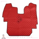 Tapis central en Skeentex - Rouge - compatible pour Scania R Serie 5 (03/04>08/09) automatic - LAMPA