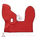 Tapis central en Skeentex - Rouge - compatible pour Daf CF (07/13>) manual, Euro 6 - LAMPA
