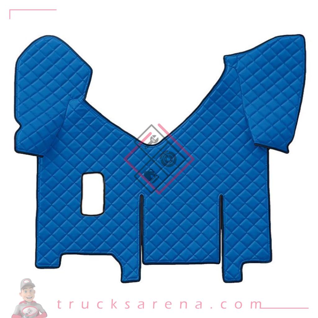 Tapis central en Skeentex - Bleu - compatible pour Iveco Stralis (08/02>12/12) manual, wide cab, sliding fridge - Iveco Stralis (07/12>12/19) manual, wide cab, sliding fridge - Iveco Stralis Hi-Way (07/12>08/16) manual, wide cab, sliding fridge - LAMPA