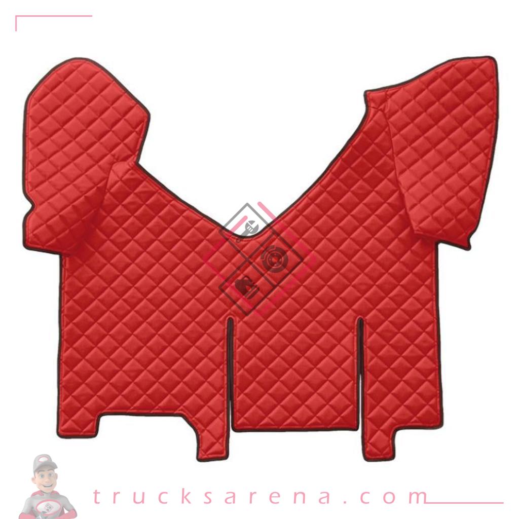 Tapis central en Skeentex - Rouge - compatible pour Iveco Stralis (08/02>12/12) automatic, wide cab, sliding fridge - Iveco Stralis (07/12>12/19) automatic, wide cab, sliding fridge - Iveco Stralis Hi-Way (07/12>08/16) automatic, wide cab, sliding fridge - Iveco Stralis XP (09/16>12/19) automatic, wide cab, sliding fridge - LAMPA