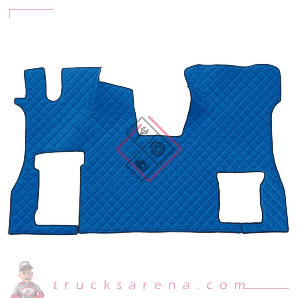 Tapis unique en Skeentex - Bleu - compatible pour Scania S Serie 7 - New Generation (11/16>) no tunnel, passenger seat foldable - LAMPA