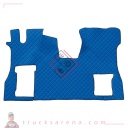 Tapis unique en Skeentex - Bleu - compatible pour Scania S Serie 7 - New Generation (11/16>) no tunnel, passenger seat foldable - LAMPA