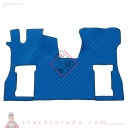 Tapis unique en Skeentex - Bleu - compatible pour Scania S Serie 7 - New Generation (11/16>) no tunnel, pneumatic passenger seat - LAMPA