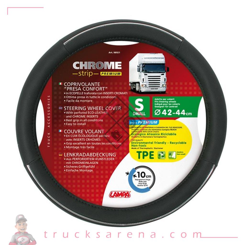 Chrome Strip, couvre-volant en Skeentex - S - Ø 42/44 cm - LAMPA