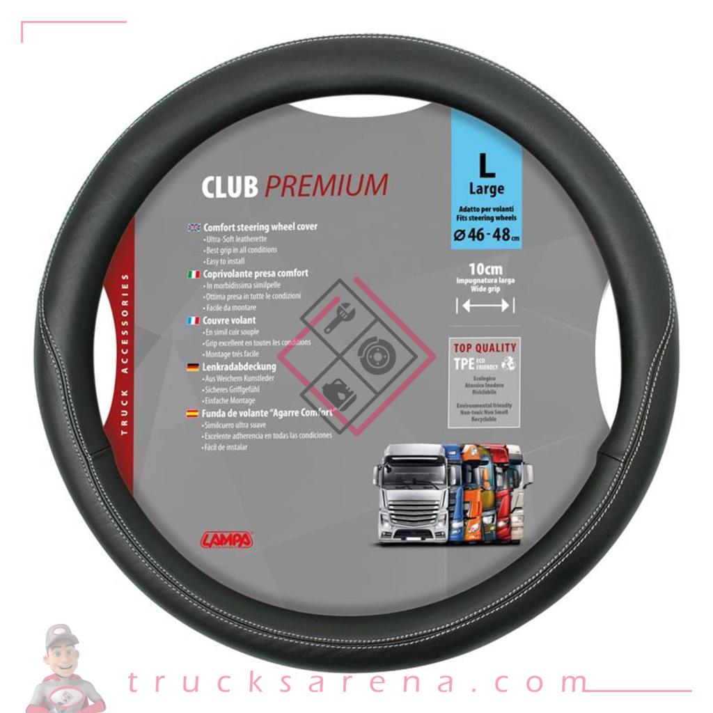 Club, couvre-volant en Skeentex - L - Ø 46/48 cm - Noir - LAMPA