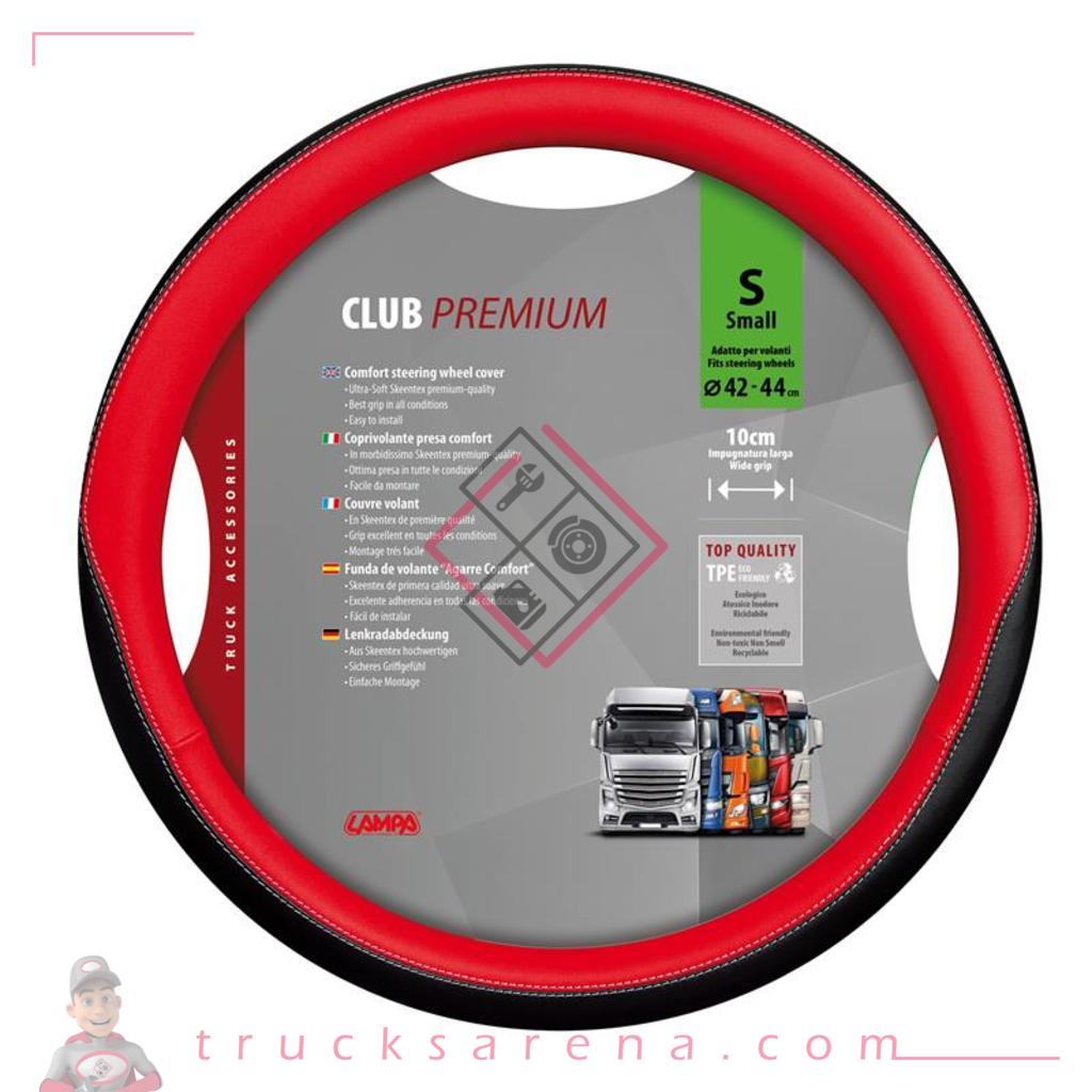 Club, couvre-volant en Skeentex - S - Ø 42/44 cm - Rouge - LAMPA