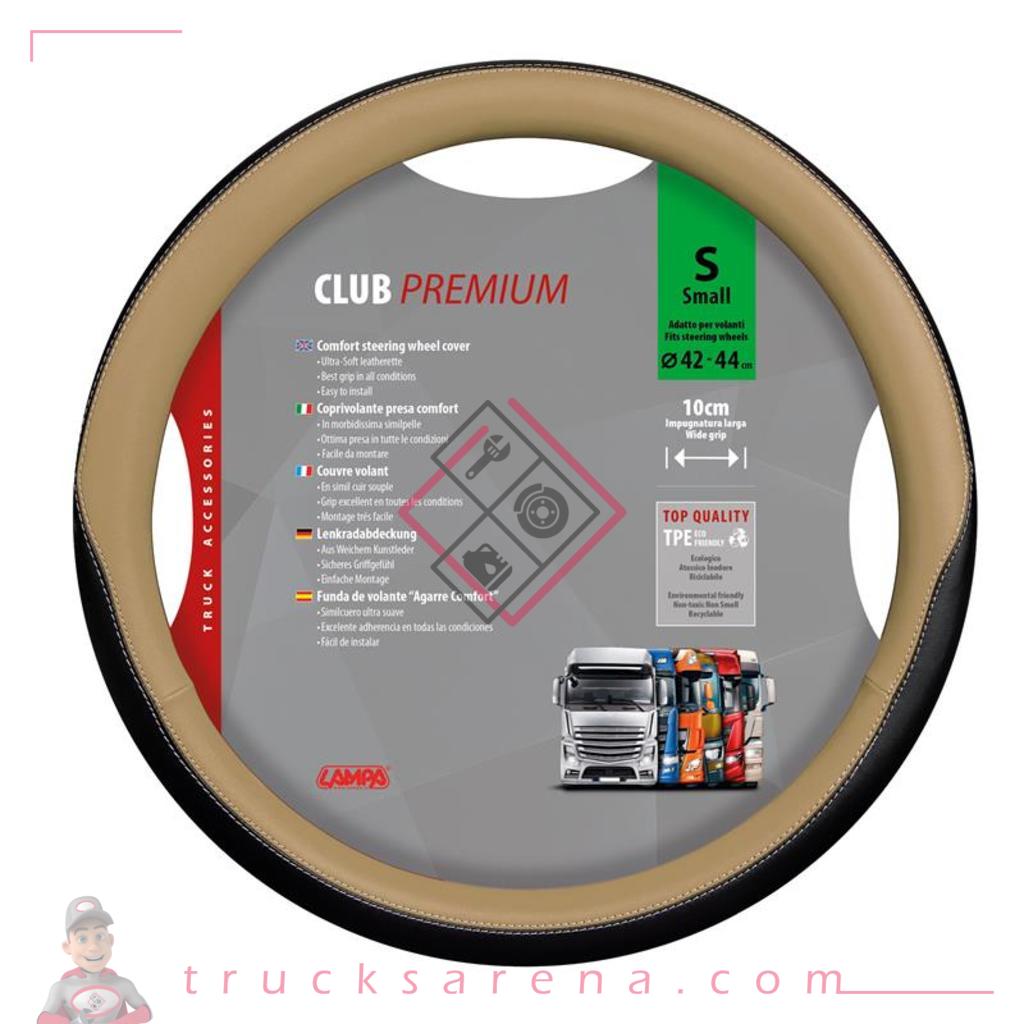 Club, couvre-volant en Skeentex - S - Ø 42/44 cm - Beige - LAMPA