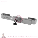 Zanna 1, cadenas bloque-porte arrière en acier chromé - LAMPA