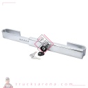 Zanna 2, cadenas bloque-porte arrière en acier chromé - LAMPA