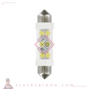 24V Ampoule silure 6 Led - 11x41 mm - SV8,5-8 - 2 pcs  - Boîte - Blanc - LAMPA