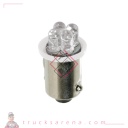24V Micro ampoule 4 Led - (T4W) - BA9s - 2 pcs  - Boîte - Blanc - LAMPA