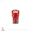 24-30V Led series - 6 Led SMD - (T10) - W2,1x9,5d - 2 pcs  - Emballage - Rouge - Double polarité - Résistance incorporée - LAMPA