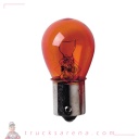 24V Ampoule 1 filament - PY21W - 21W - BAU15s - 2 pcs  - D/Blister - Orange - LAMPA