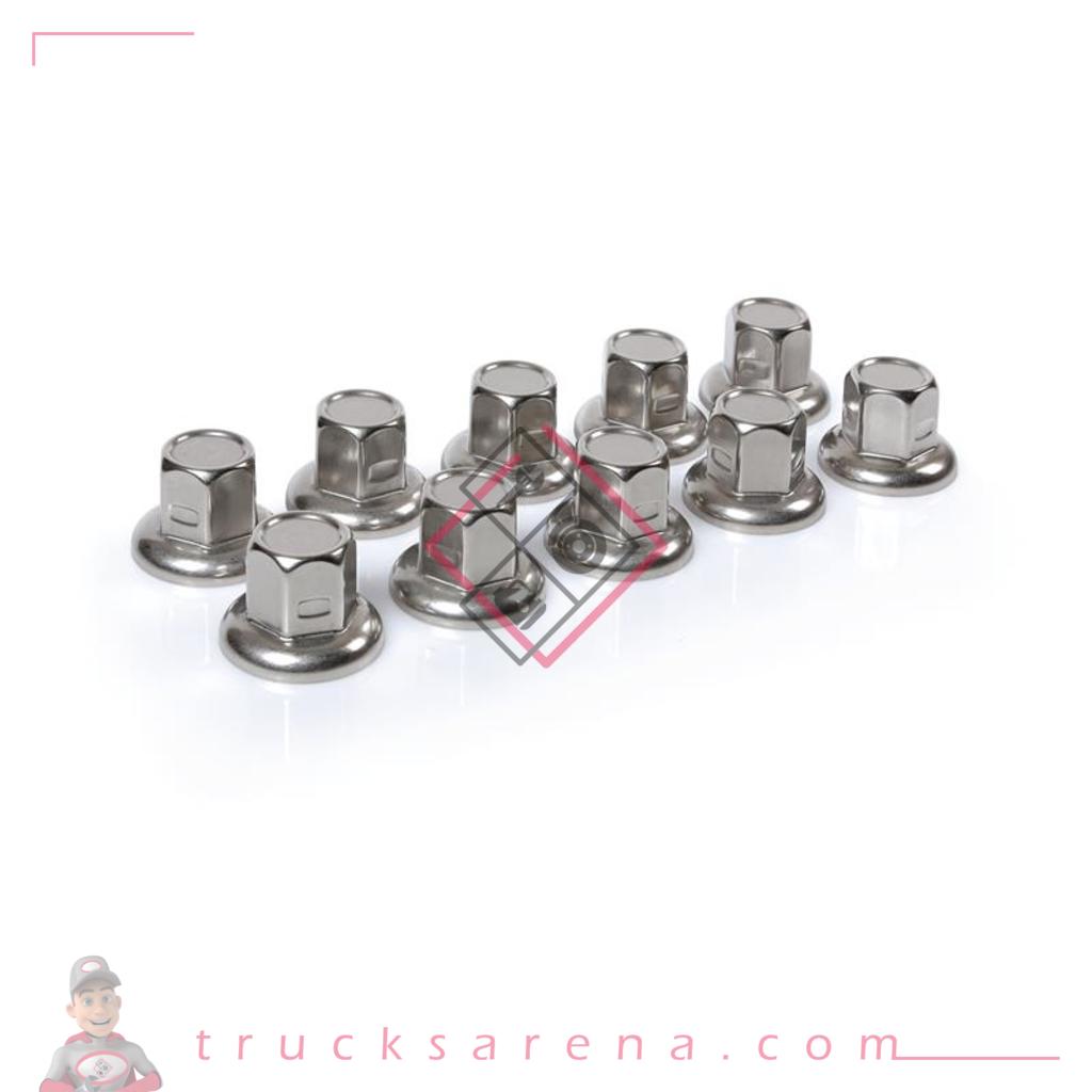Set 10 couvre-boulons en acier inox - Ø 32 mm - LAMPA