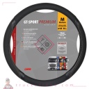 GT-Sport, couvre-volant en Skeentex - M - Ø 44/46 cm - Noir/Beige - LAMPA