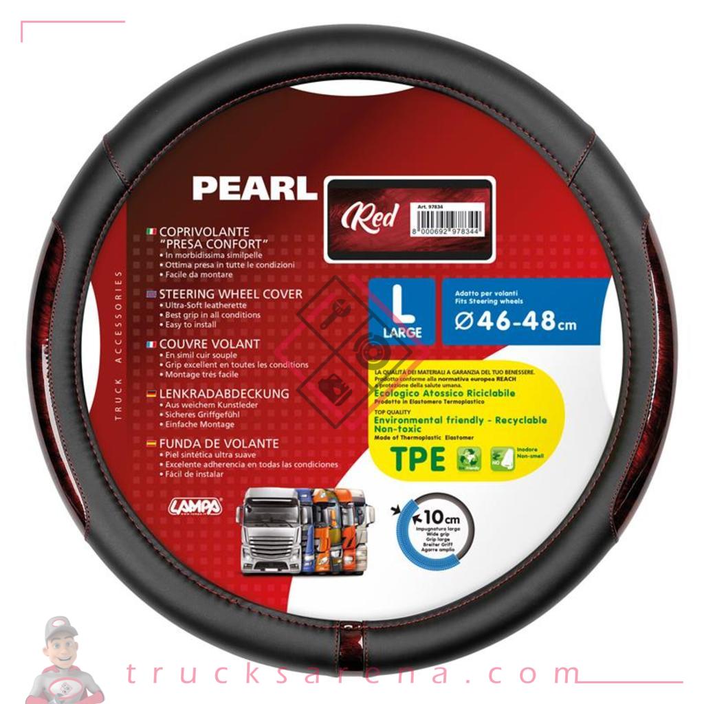 Pearl Red, couvre-volant en Skeentex - L - Ø 46/48 cm - LAMPA