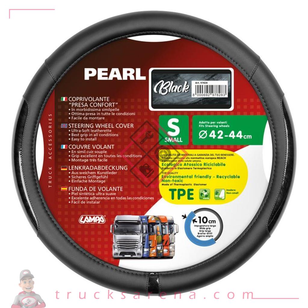 Pearl Black, couvre-volant en Skeentex - S - Ø 42/44 cm - LAMPA