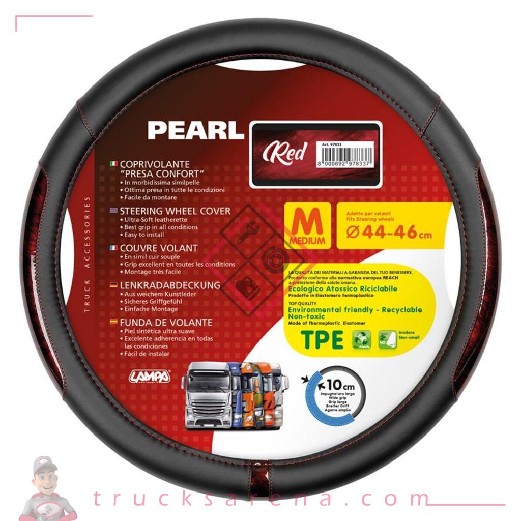 Pearl Red, couvre-volant en Skeentex - M - Ø 44/46 cm - LAMPA