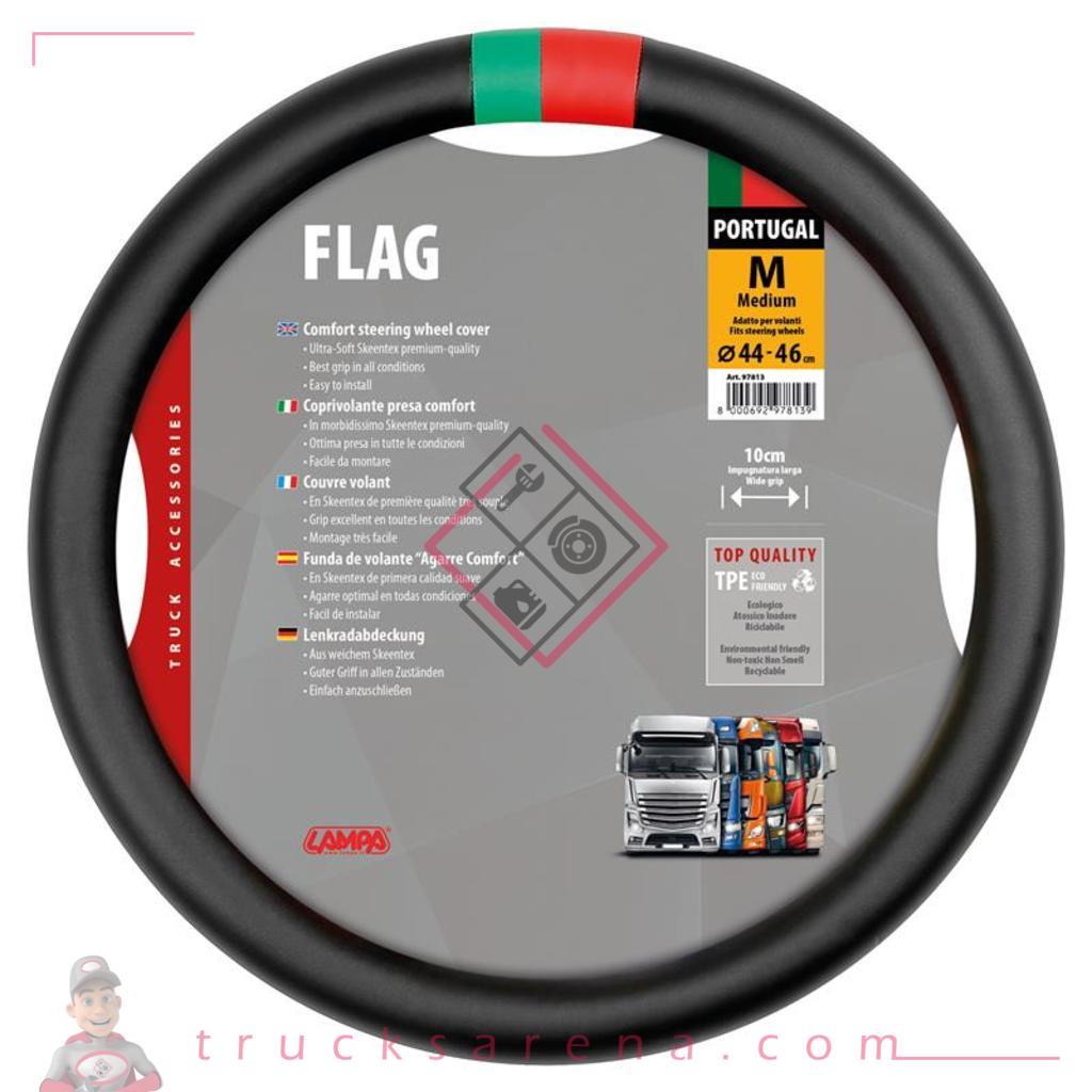 Flag Portugal, couvre-volant en Skeentex - M - Ø 44/46 cm - LAMPA