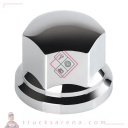 Jeu de 10 cache-boulons chromés en ABS - Ø 32 mm - LAMPA
