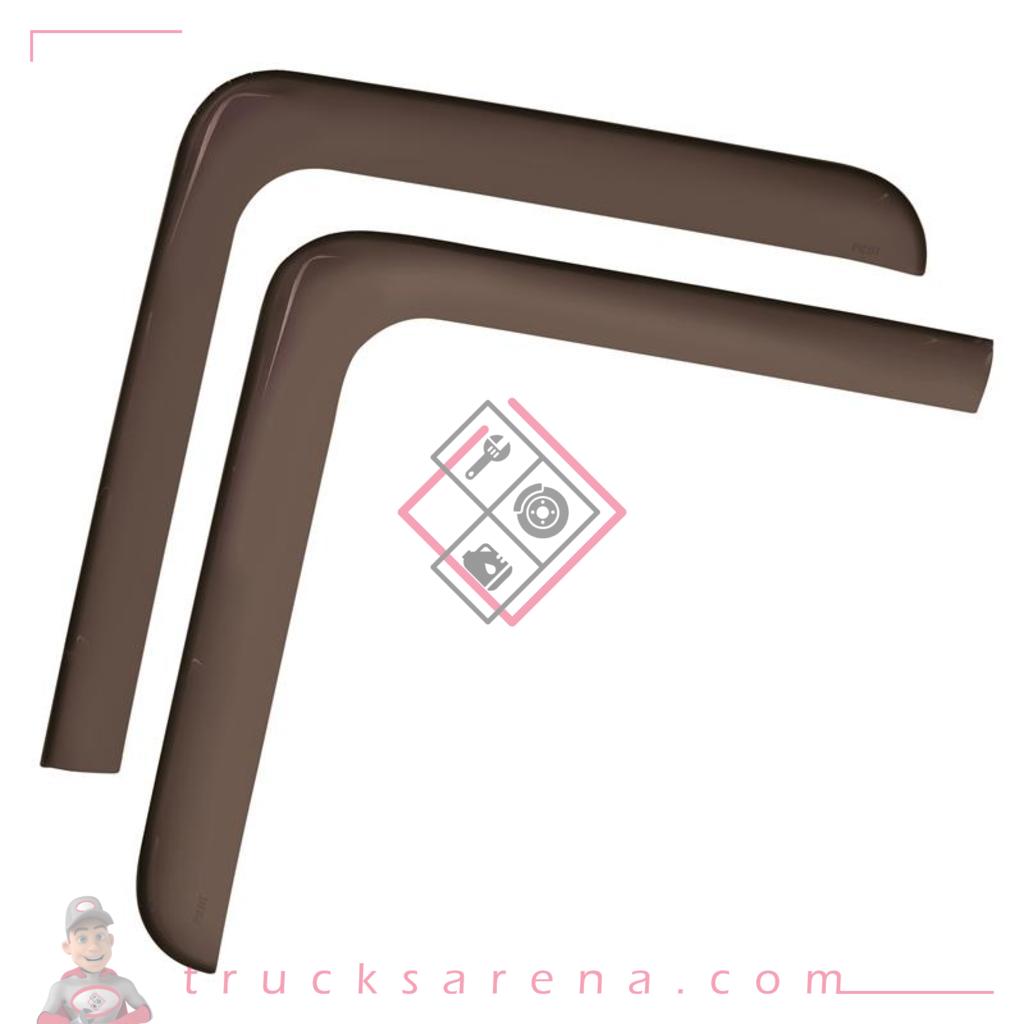 Set de déflecteurs en polycarbonate - compatible pour Scania R Serie 7 - New Generation (11/16>)  - Scania S Serie 7 - New Generation (11/16>)  - Scania G Serie 7 - New Generation (01/18>)  - Scania L Serie 7 - New Generation (01/18>)  - Scania P Serie 7 - New Generation (01/18>)  - Scania XT Serie 7 - New Generation (01/18>) - LAMPA