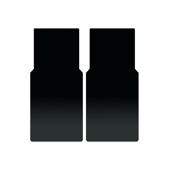 PVC mud flaps 50 cm, approved for trucks, pair - LAMPA