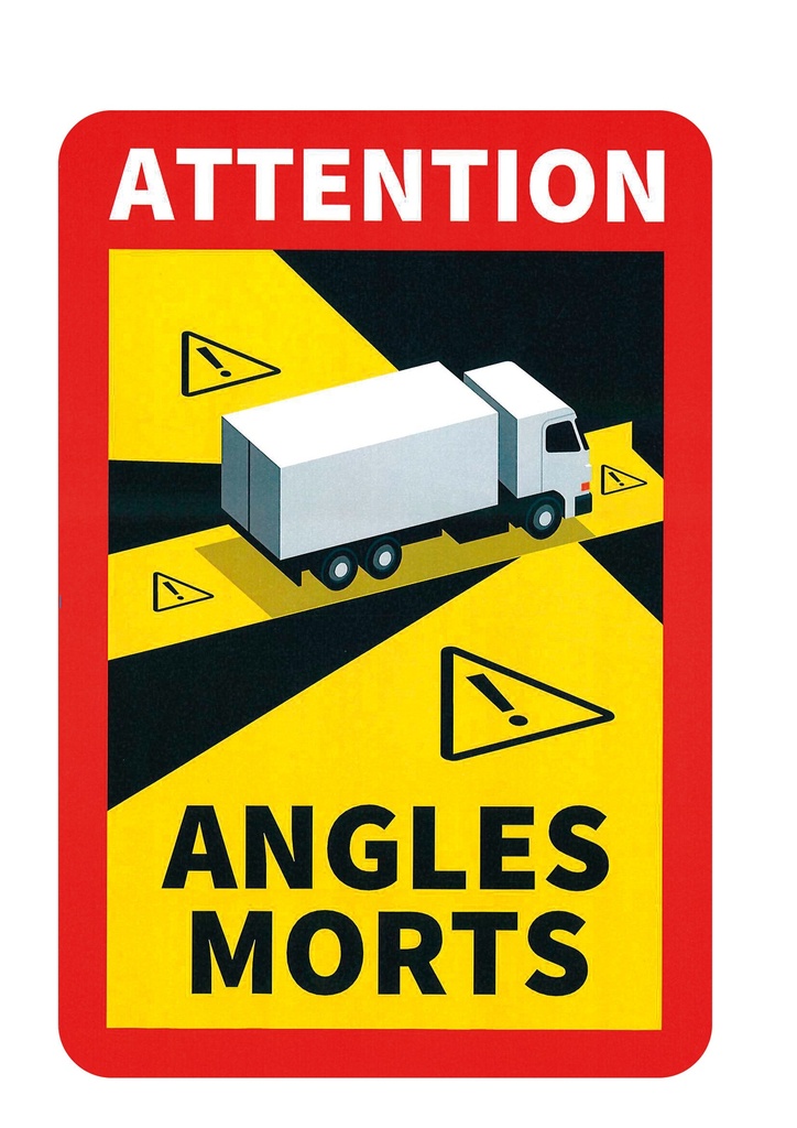 Signalisation materialisant les angles morts - Camion - LAMPA