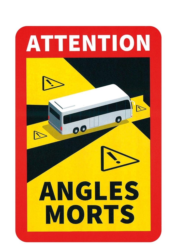 Signalisation materialisant les angles morts - Bus - LAMPA