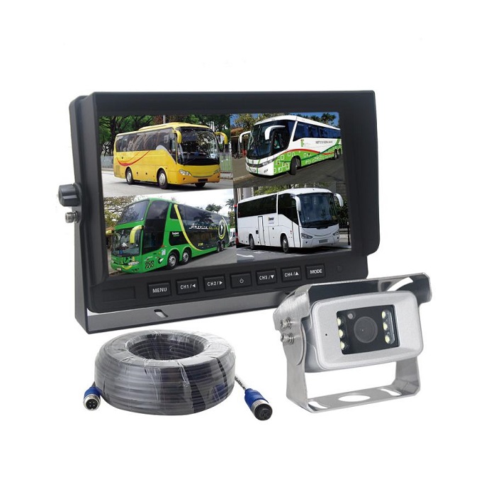 Kit complet, caméra de recul 100 degrés, avec écran AHD 7" - VIGNAL