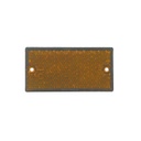 Catadioptre 2 trous 105 x 44 mm, orange - SODISE