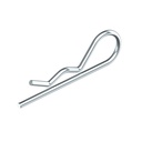 Single beta pin 4 mm, zinc plated steel - FORCH