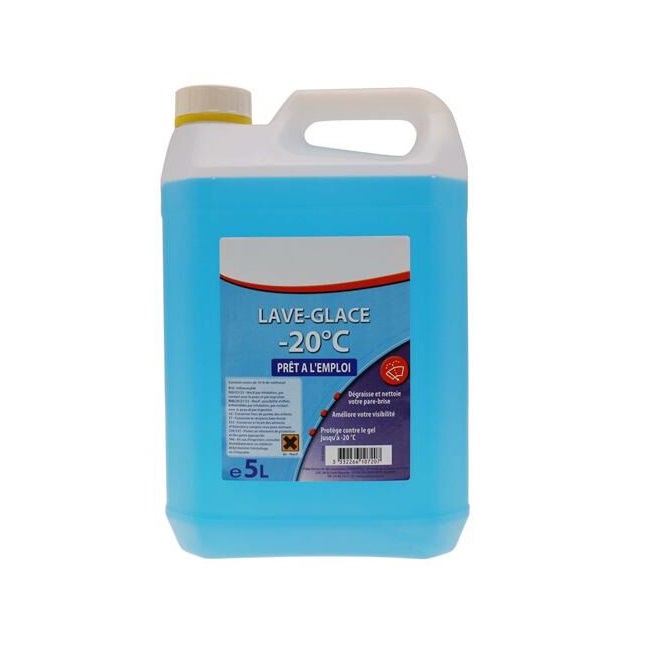 Windshield washer 5 liters winter -20°C without methanol - OCLAIR