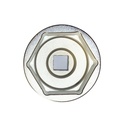 Clé spéciale 6 pans pour essieu 80, avec carré 3/4" - EUROGESTE
