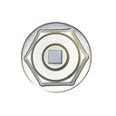 Clé spéciale 6 pans pour essieu 85, avec carré 3/4" - EUROGESTE