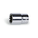 Multi-tooth socket, 1/4" chrome 900U - BETA TOOLS
