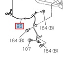 Speed sensor, front wheel - ISUZU PARTS