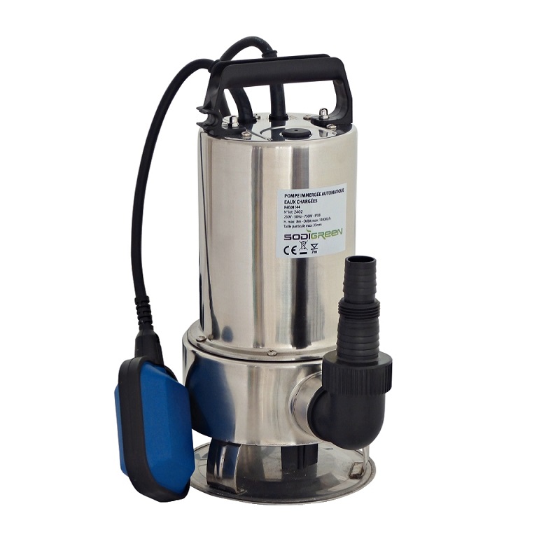 Pompe à eau immergée 230V, 750W - SODISE