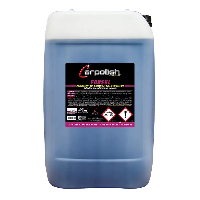 Dégraissant pour sol PROSOL, 25 litres - CARPOLISH