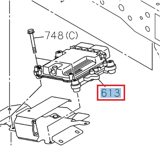 Engine control unit - ISUZU PARTS