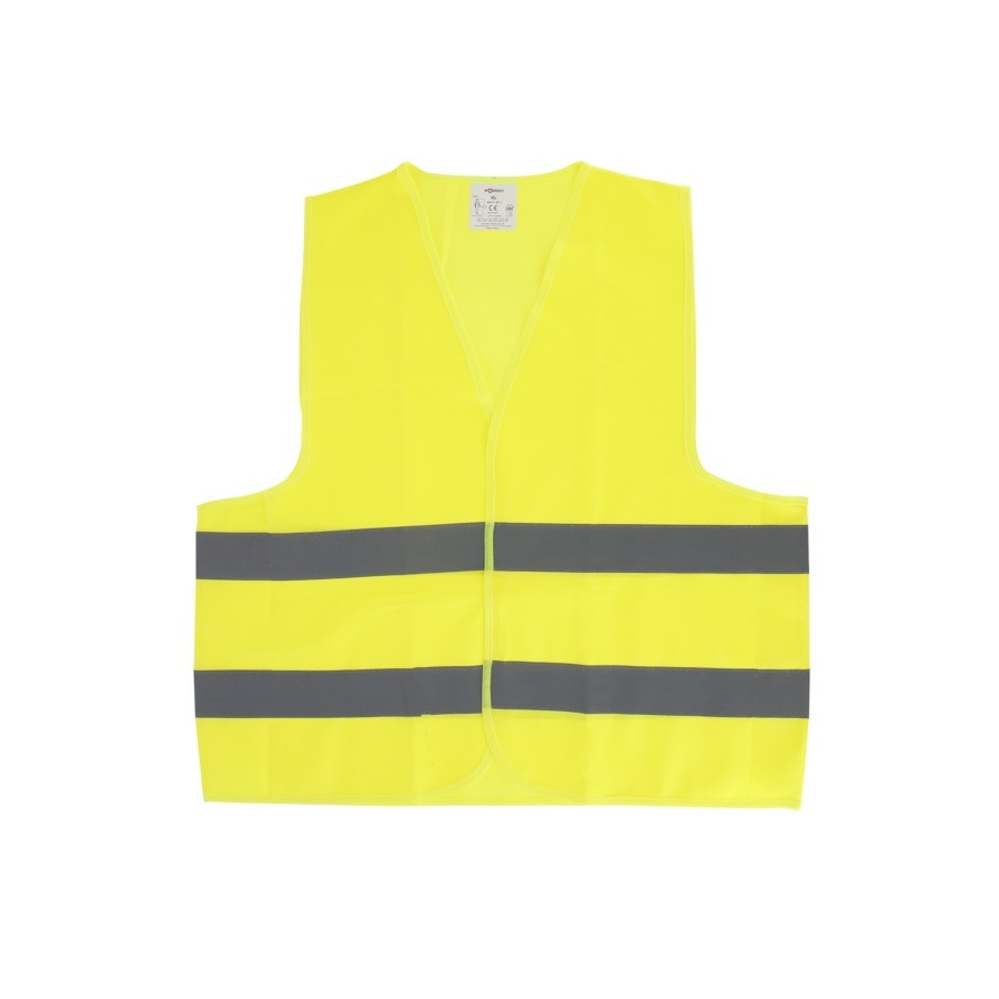 Yellow safety vest with reflective stripes - FORCH